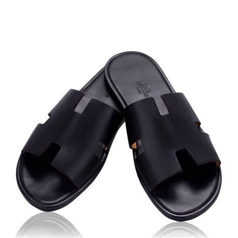 hermes slip on mens|Hermes sandals with ankle strap.